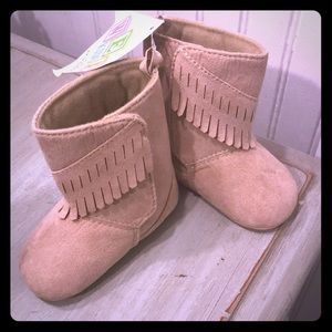 Soft Tan Baby Boots